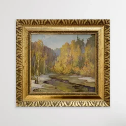 Pamono Stanisław Tkacz, Landscape, Oil on Canvas