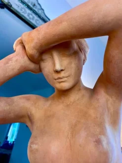 Pamono Stanislas Lami, Nude Woman, Early 20th Century, Terracotta><noscript><img width=