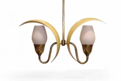 Clearance Pamono Star Ceiling Lamp by Bent Karlby for Fog & Mørup, 1950s