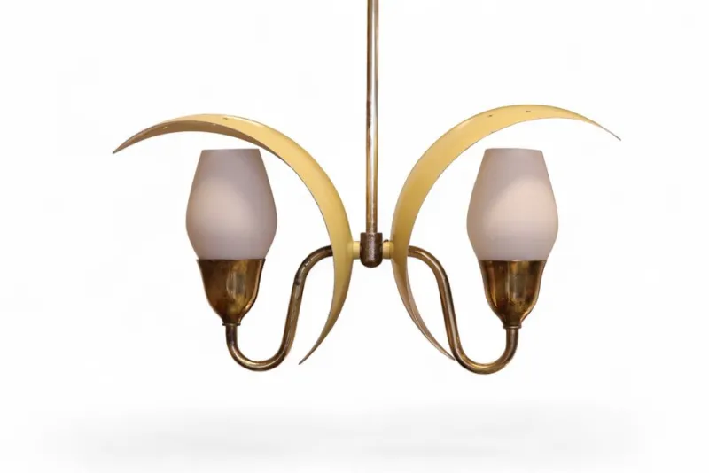 Clearance Pamono Star Ceiling Lamp by Bent Karlby for Fog & Mørup, 1950s