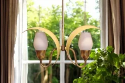 Clearance Pamono Star Ceiling Lamp by Bent Karlby for Fog & Mørup, 1950s