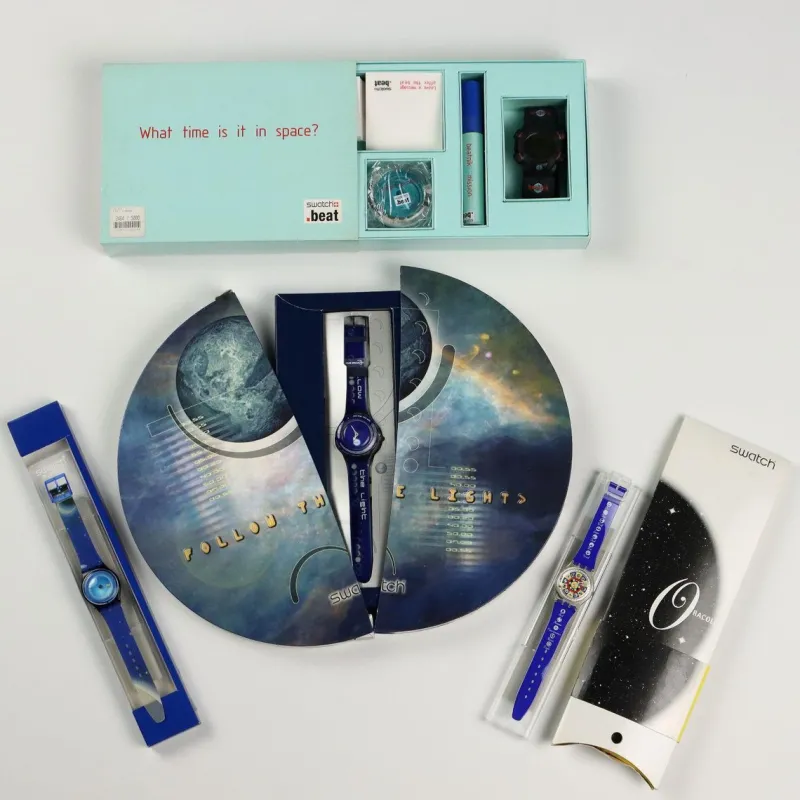 Pamono Star-Themed Watches from Swatch, Set of 4> Watches