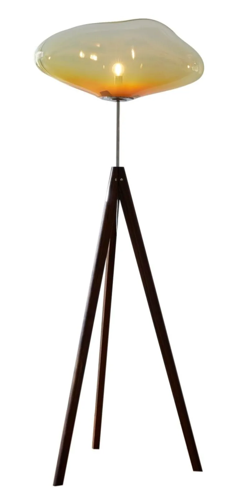 Pamono Stati X Amber Iridescent Floor Lamp by Eloa> Floor Lamps