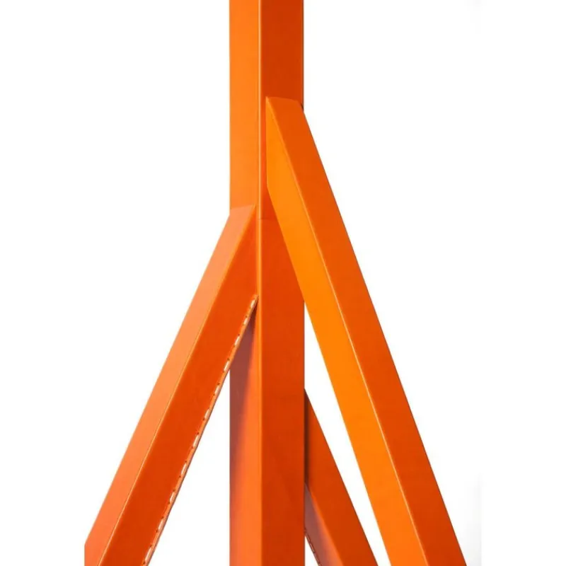 New Pamono Steccolino Table Lamp in Aluminum and Vegetable Tanned Leather by Oscar Maschera