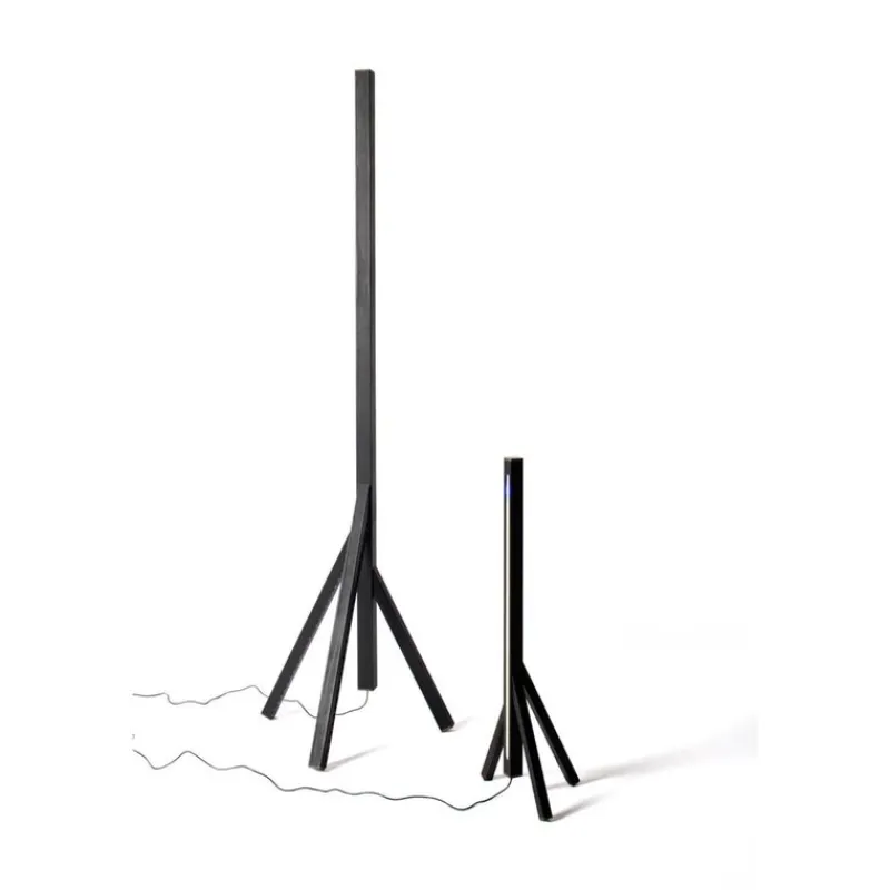New Pamono Steccolino Table Lamp in Aluminum and Vegetable Tanned Leather by Oscar Maschera