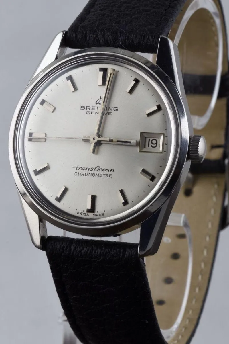 Pamono Steel Chronometer Watch from Breitling, Switzerland, 1960s> Watches