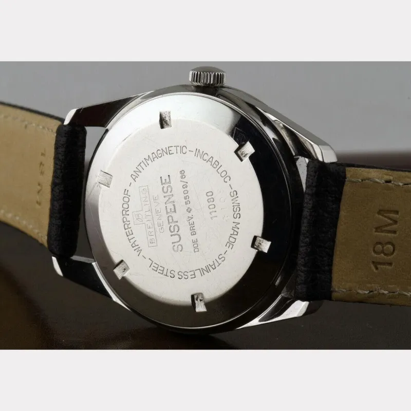 Pamono Steel Chronometer Watch from Breitling, Switzerland, 1960s> Watches