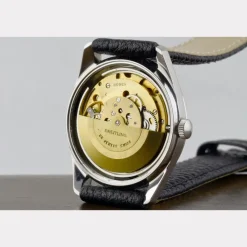 Pamono Steel Chronometer Watch from Breitling, Switzerland, 1960s><noscript><img width=