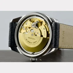 Pamono Steel Chronometer Watch from Breitling, Switzerland, 1960s><noscript><img width=