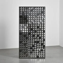 Pamono Steel Decorative Panels, France, 1970s
