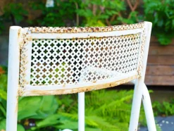 Pamono Steel Garden Furniture, 1950s, Set of 7><noscript><img width=