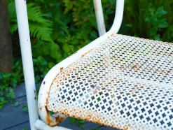 Pamono Steel Garden Furniture, 1950s, Set of 7><noscript><img width=