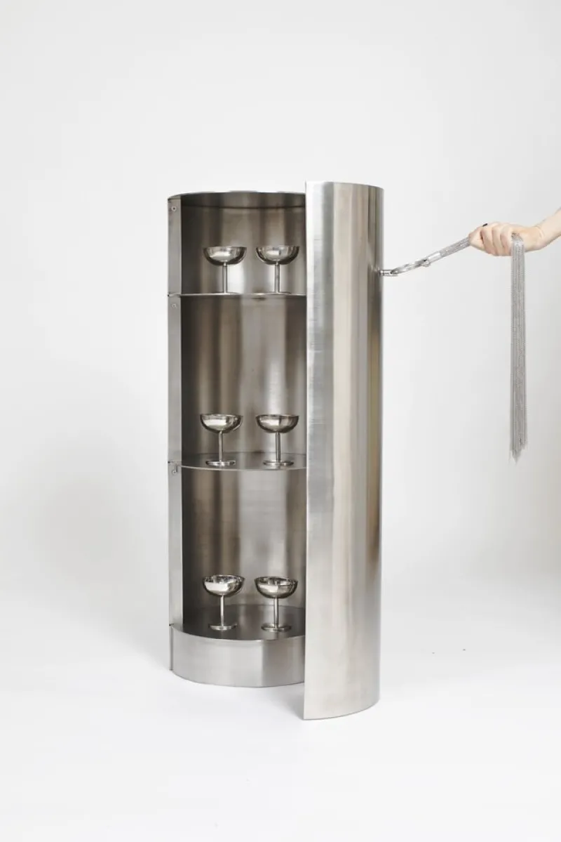 Pamono Steel Mobile Bar by StudioNotte> Storage