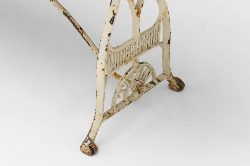 Pamono Steel Topped Garden Table, 1900s> Garden Tables