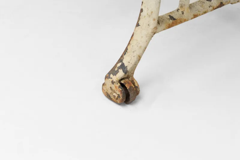 Pamono Steel Topped Garden Table, 1900s> Garden Tables