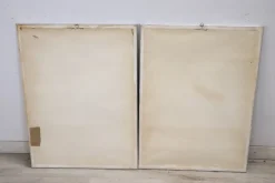 Clearance Pamono Stefano Colombo, Abstract Compositions, 1970s, Tempera on Paper, Framed, Set of 2