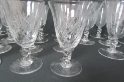Pamono Stemmed Glasses with Flared Shape, 1960s, Set of 29><noscript><img width=