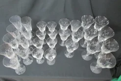 Pamono Stemmed Glasses with Flared Shape, 1960s, Set of 29><noscript><img width=