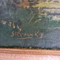 Pamono Stephan Kip, Impressionist Landscape, 1970s, Oil on Canvas> Impressionist