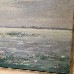 Pamono Stephan Kip, Impressionist Landscape, 1970s, Oil on Canvas><noscript><img width=