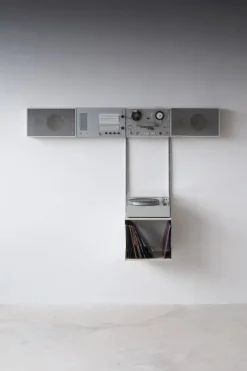 Pamono Stereo Wall Unit by Dieter Rams for Braun, 1960s, Set of 10> Electronics