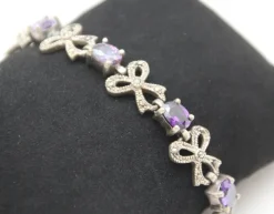 Best Pamono Sterling Silver and Amethyst Bracelet
