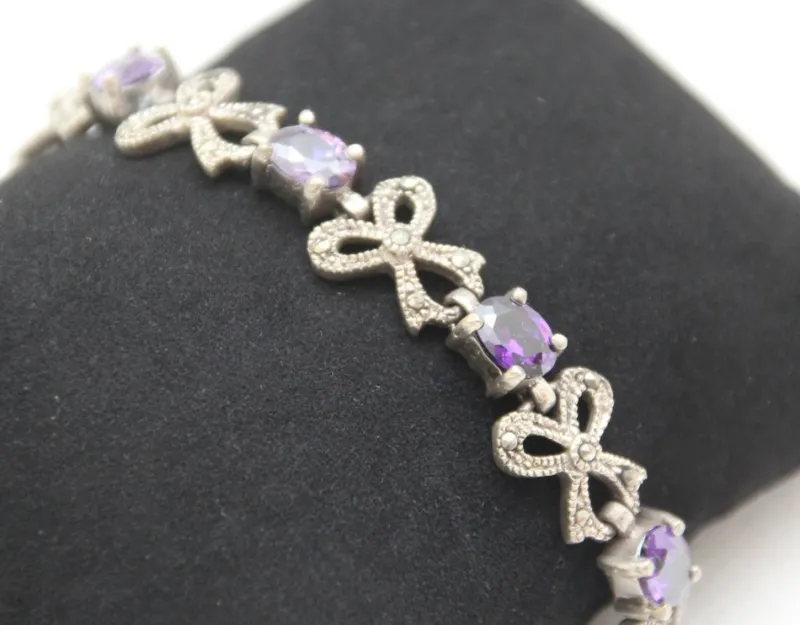 Best Pamono Sterling Silver and Amethyst Bracelet