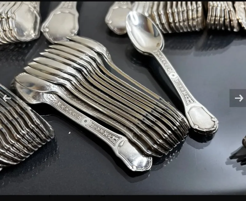Pamono Sterling Silver Cutlery, 1930, Set of 187> Cutlery & Serving Utensils