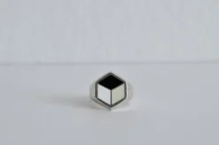 Pamono Sterling Silver Ring with Enamel by Georg Jensen, Denmark, 2014><noscript><img width=