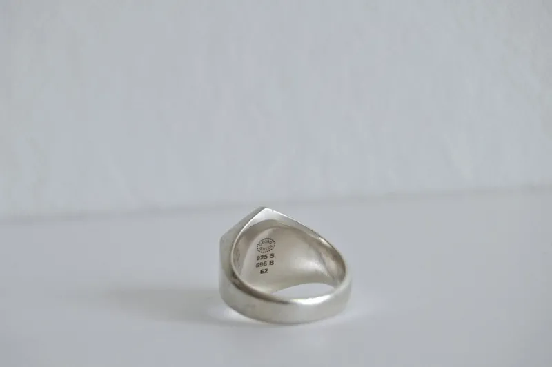 Pamono Sterling Silver Ring with Enamel by Georg Jensen, Denmark, 2014> Rings