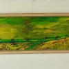 Pamono Stig Allan Konstnär, Vibrant Pastures, 1970s, Oil on Panel, Framed> Contemporary|Mid-Century