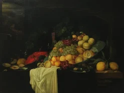 Pamono Still Life - Giovanni Perna - Dutch School - Oil on Canvas Italian Painting> Old Masters