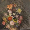 Pamono Still Life with Flowers, Oil Painting> Old Masters