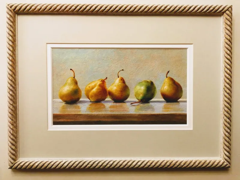 Pamono Still Life with Pears, Oil on Canvas, Framed> Old Masters