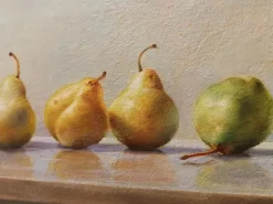 Pamono Still Life with Pears, Oil on Canvas, Framed><noscript><img width=