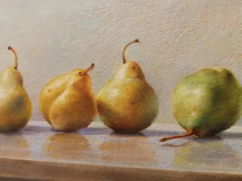 Pamono Still Life with Pears, Oil on Canvas, Framed> Old Masters