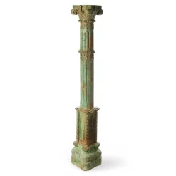 Best Pamono Stone Column and Carved and Patinated Wood