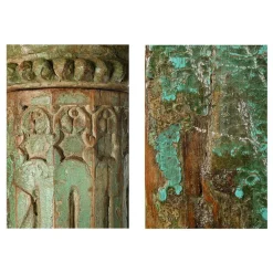 Best Pamono Stone Column and Carved and Patinated Wood