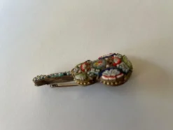 Pamono Stone Micromosaic Guitar Brooch> Brooches