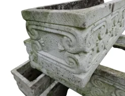 Pamono Stone Planters, 1950s, Set of 6><noscript><img width=