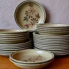 Pamono Stoneware Dinnerware Service from Ateliers du Revernay, 1970s, Set of 30