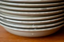 Pamono Stoneware Dinnerware Service from Ateliers du Revernay, 1970s, Set of 30
