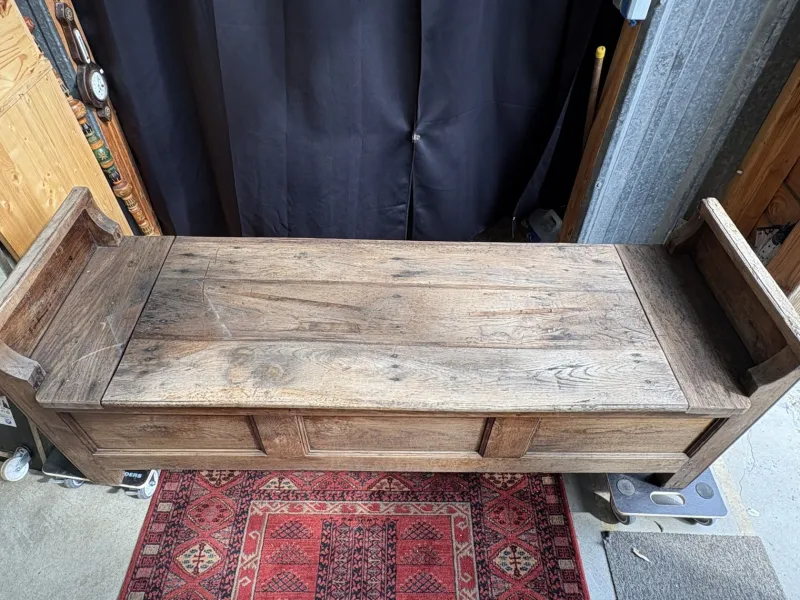 Pamono Storage Bench in Oak> Benches
