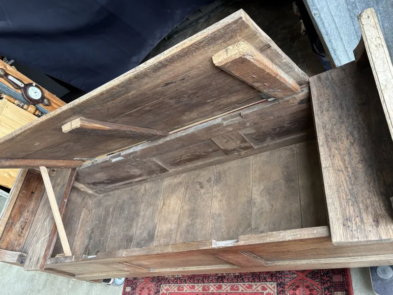Pamono Storage Bench in Oak> Benches