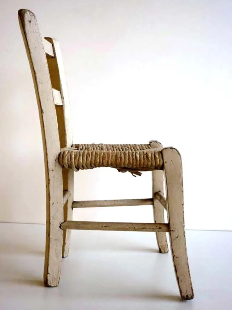 Pamono Straw Childrens Chair, 1920s> Children's Chairs