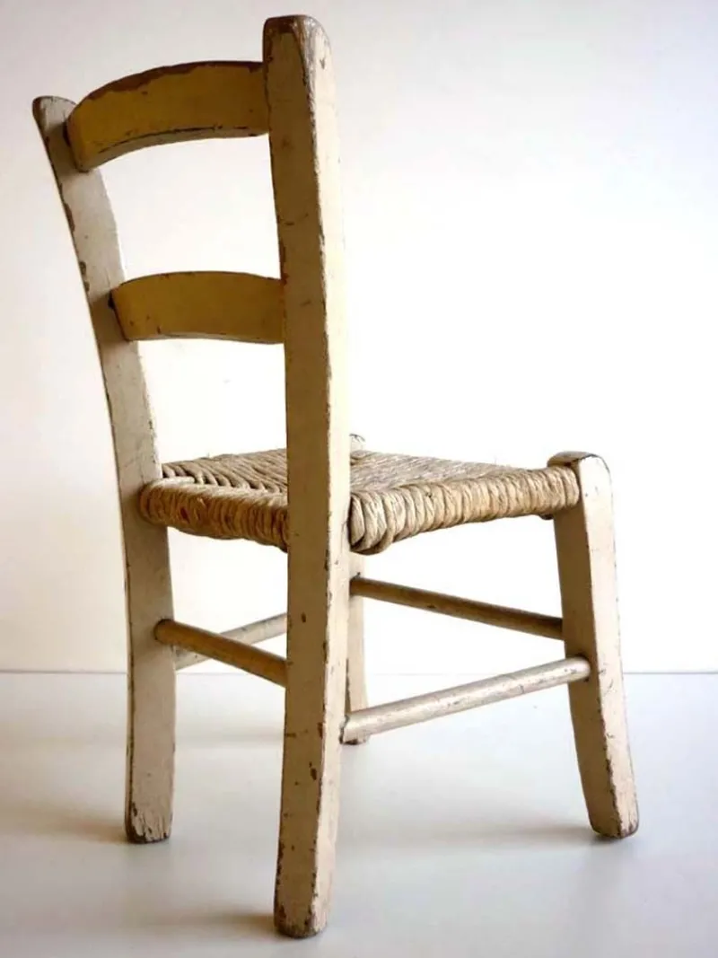 Pamono Straw Childrens Chair, 1920s> Children's Chairs