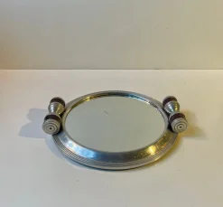 Pamono Streamline Bauhaus Plateau Mirror Tray, 1930s><noscript><img width=