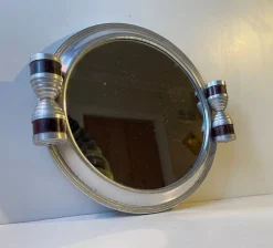 Pamono Streamline Bauhaus Plateau Mirror Tray, 1930s><noscript><img width=