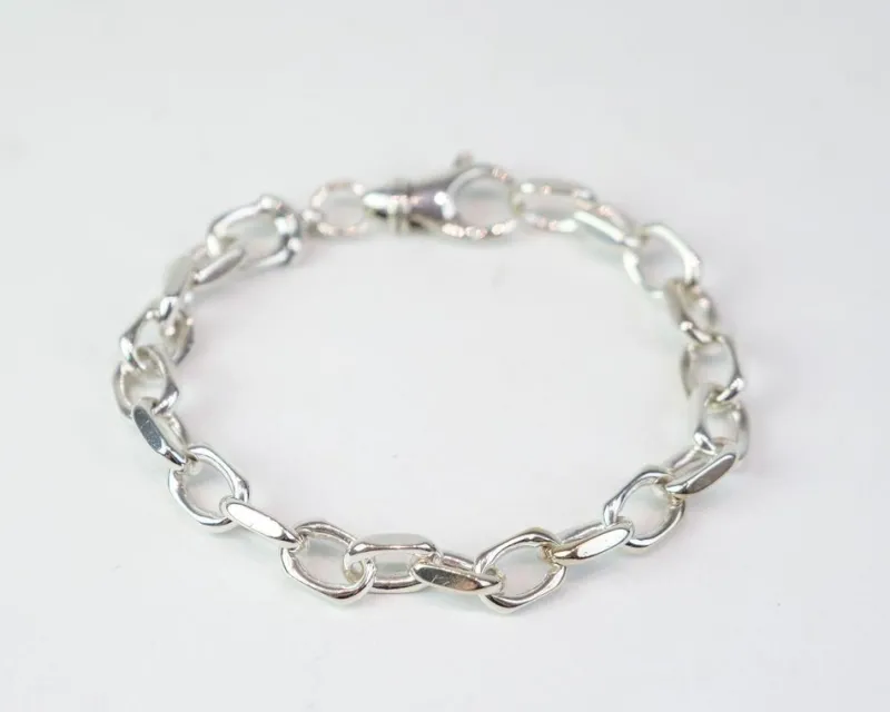 Best Pamono Strong Bracelet in Silver with Lobster Clasp