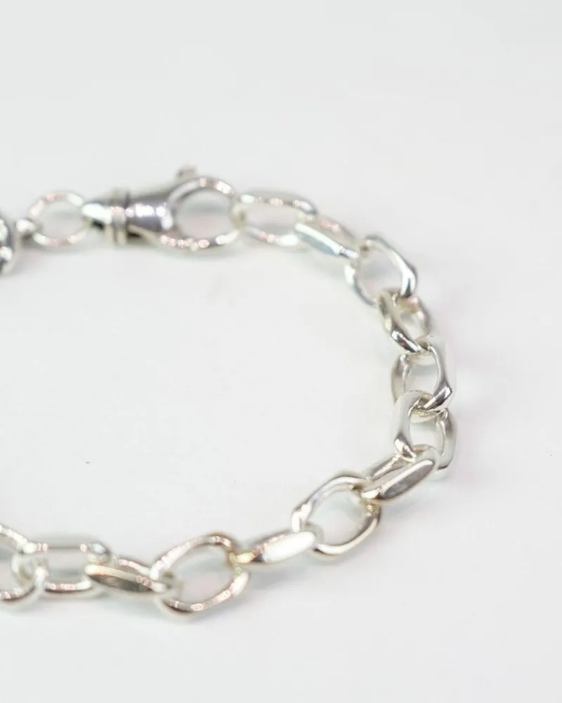 Best Pamono Strong Bracelet in Silver with Lobster Clasp